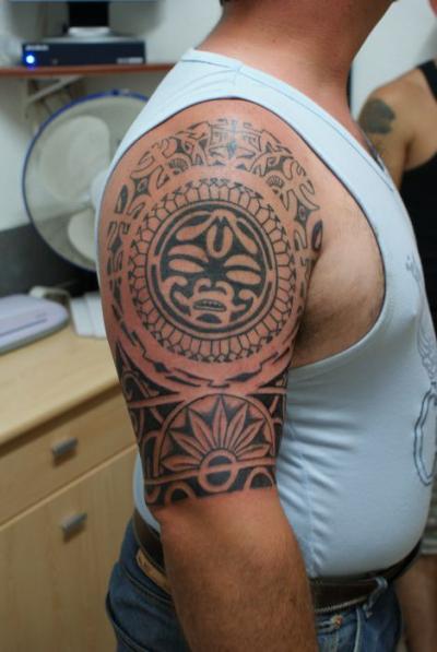 Nos ralisations - maori - Masque maori suite Boutique Tattoo Evolution Perpignan