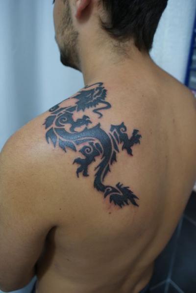 Nos ralisations - dragon divers - Dragon tribal Boutique Tattoo Evolution