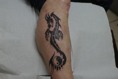 Nos ralisations - dragon divers - Dragon Tribal boutique tattoo evolution perpignan