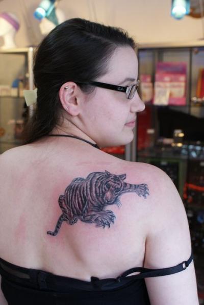 Nos ralisations - flins - tattoo tigre